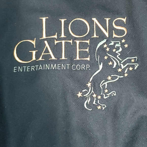 Rare Vintage Sichel Lion's Gate Production Crew Leather  Bomber Jacket Men XL - Picture 7 of 9